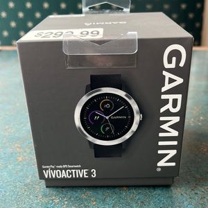 GARMIN VIVOACTIVE 3 watch - New and still in original box. Never used.